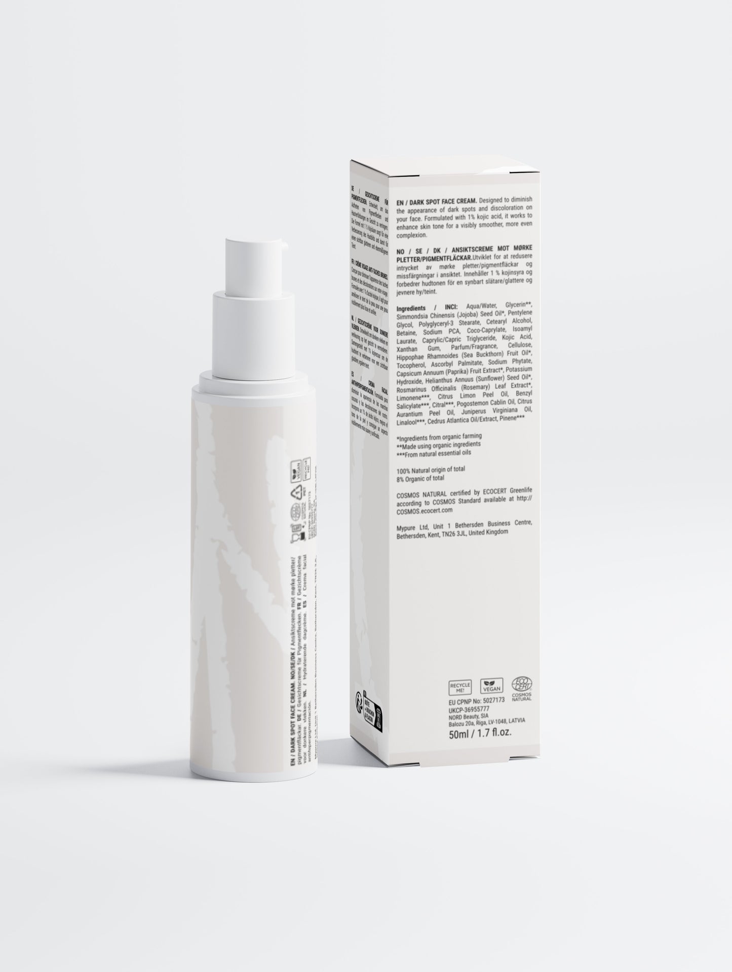 Dark Spot Face Cream with Kojic Acid