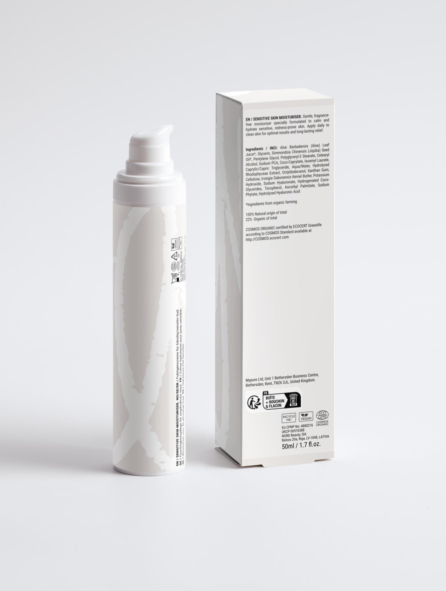 Sensitive Skin Moisturiser, Fragrance Free